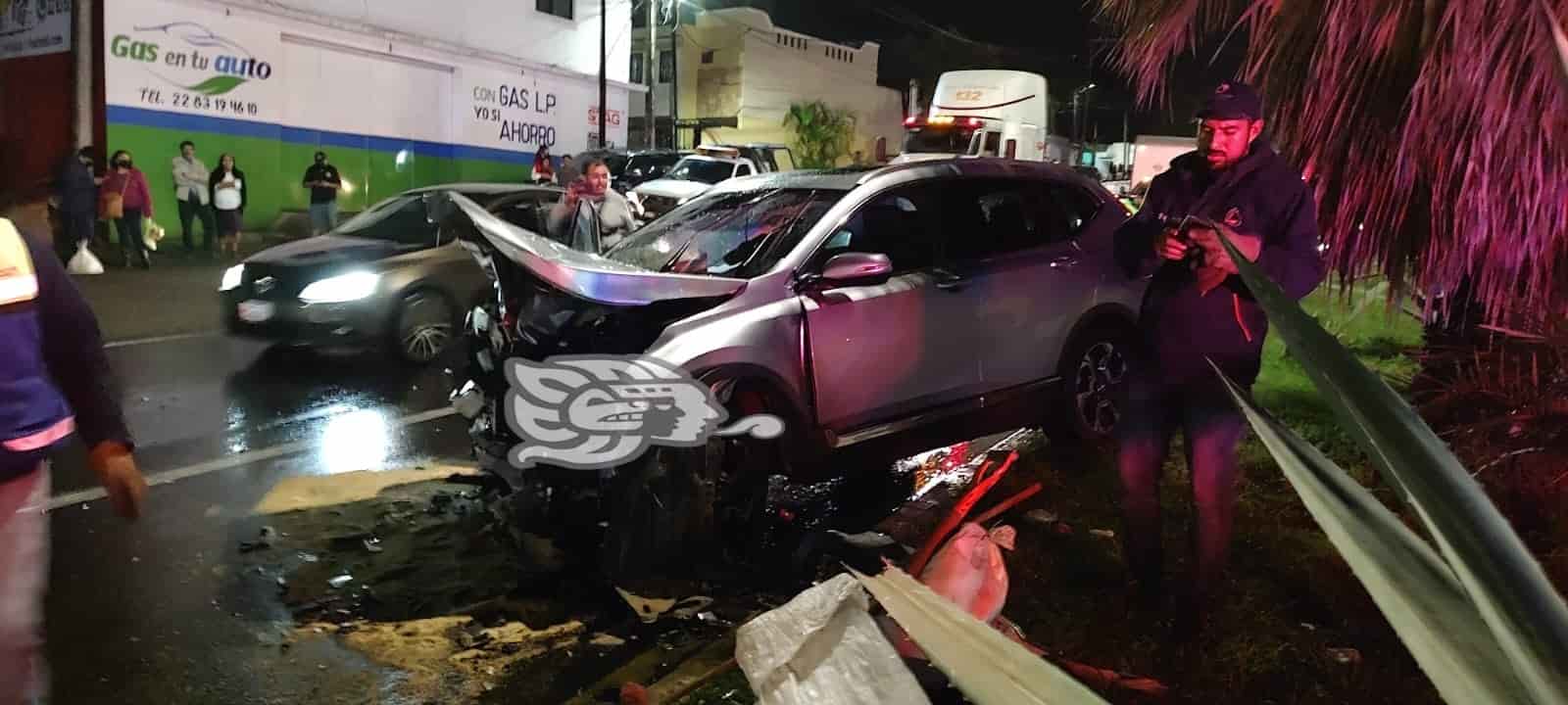 Aparatoso Choque En Bulevar Banderilla Deja Heridos