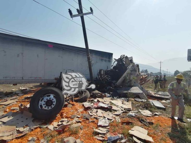 Se registra accidente múltiple en autopista Puebla Orizaba