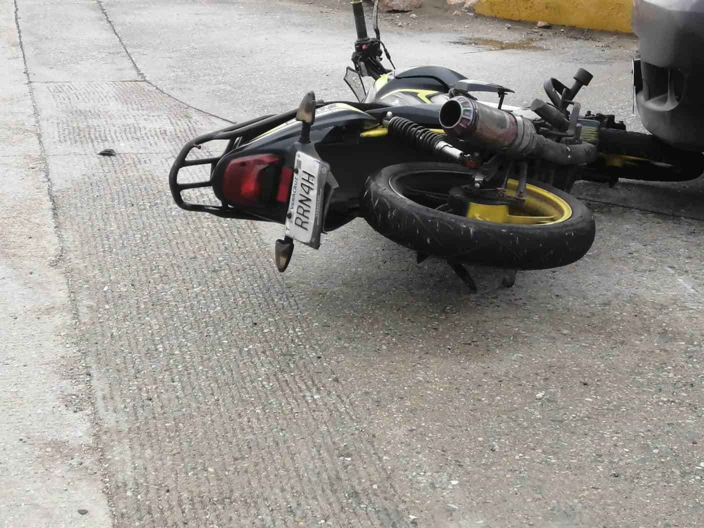 Motociclista Lesionado Tras Chocar En Malec N De Coatza