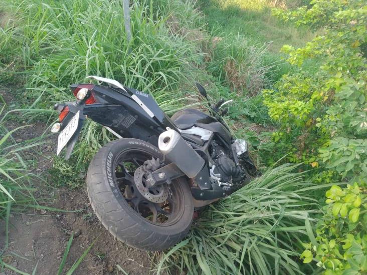 Mal Herido Motociclista Tras Derrapar En Carretera A Actopan