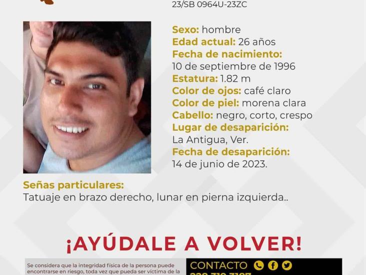 Desaparece Joven En La Antigua Piden El Apoyo Para Localizarlo