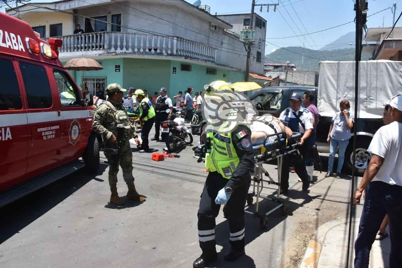 Dos Heridos Por Fuerte Choque En Calles De Orizaba