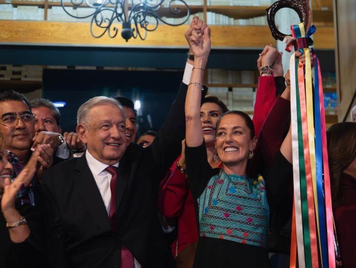 Claudia Sheinbaum recibe bastón de mando Tengan la certeza que estaré