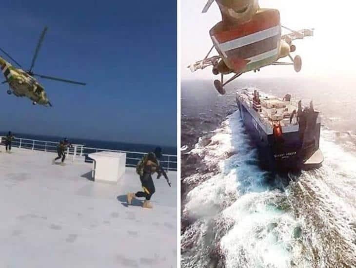 As Fue El Secuestro Del Buque En El Mar Rojo Rebeldes Usaron Helic Ptero