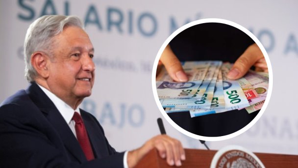 AMLO destaca como histórico aumento del 20 al salario mínimo para 2024