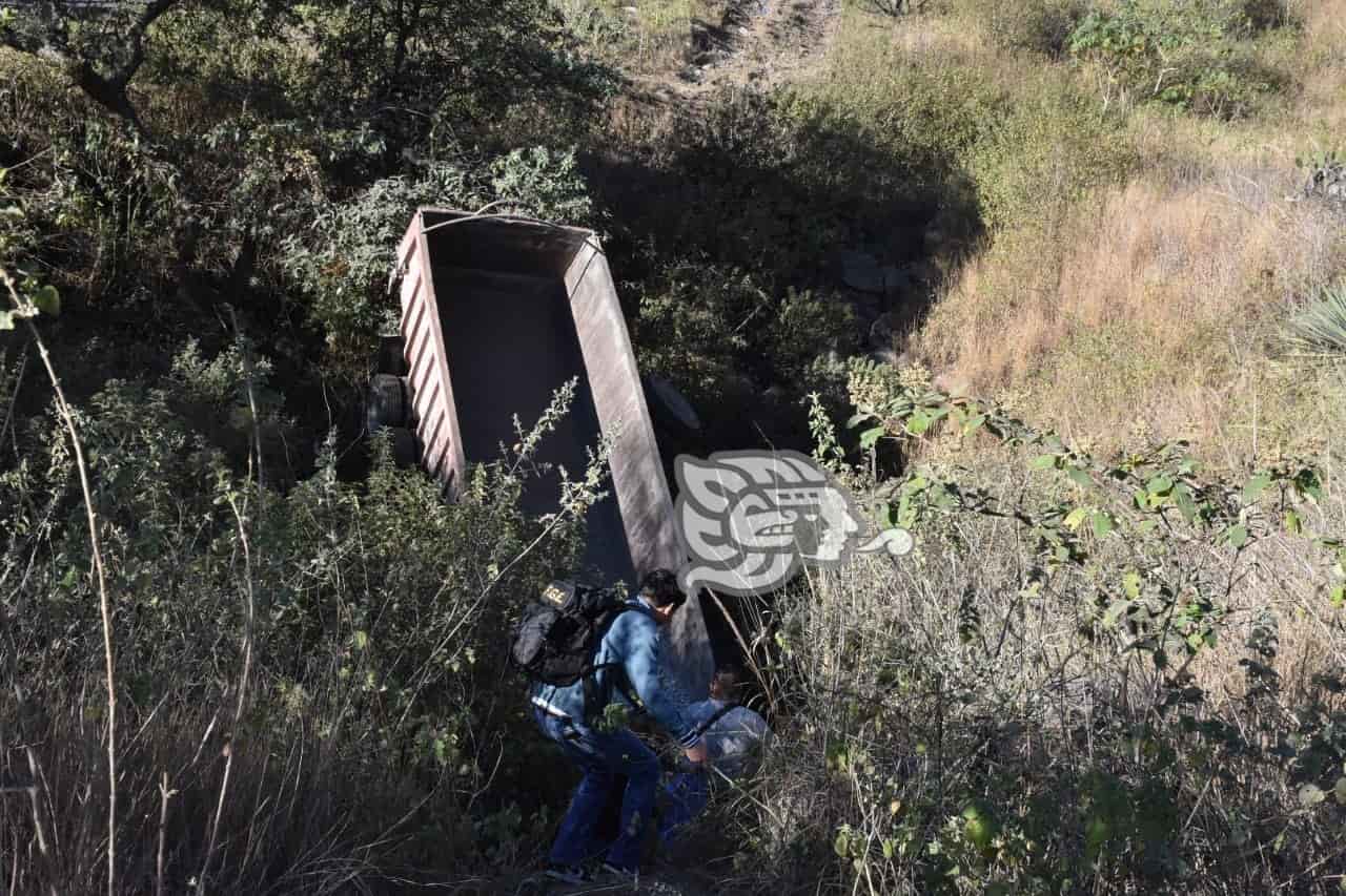 En Veracruz Tr Iler Con Carga Para Tren Maya Cae A Barranco