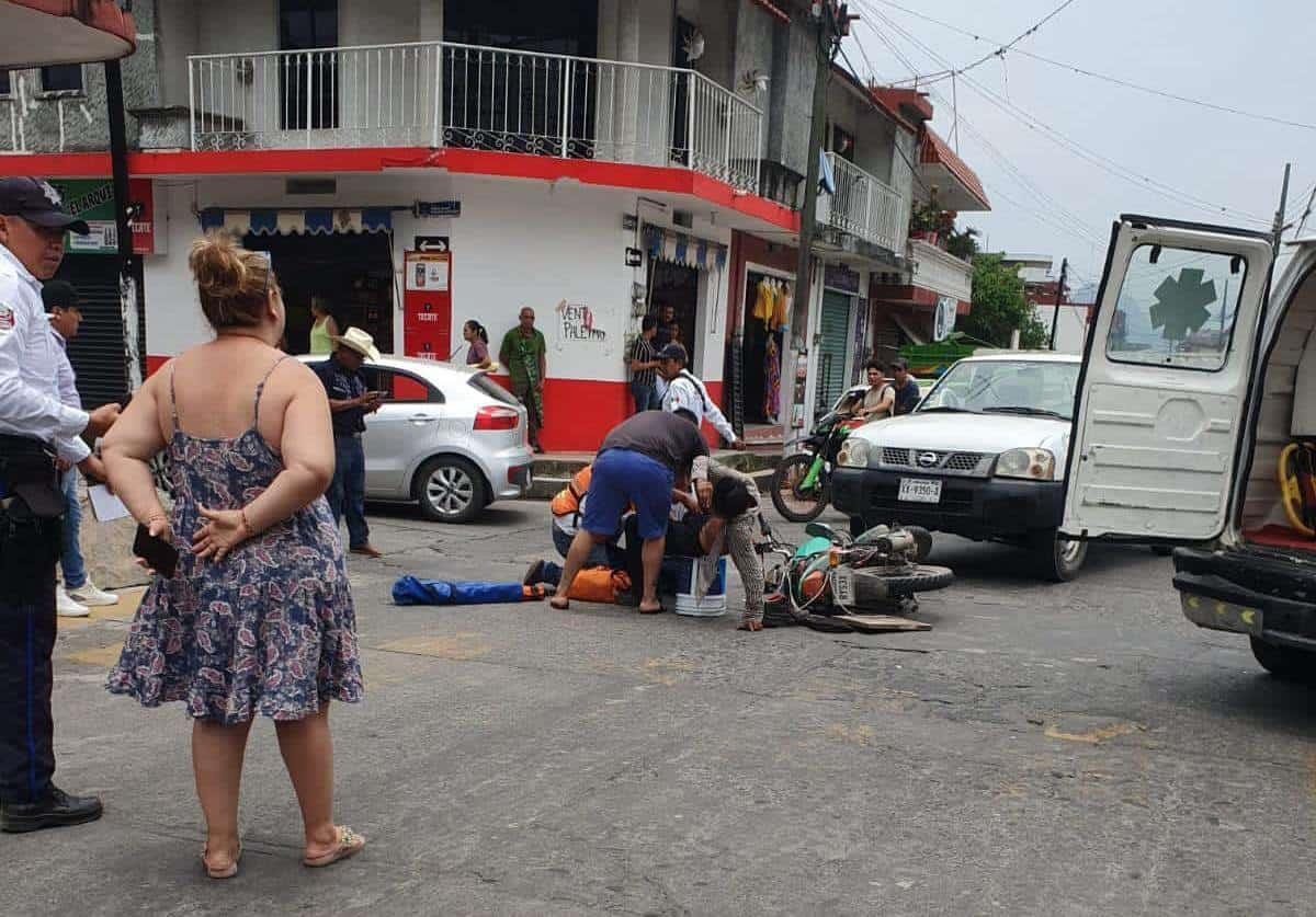 Accidente Entre Camioneta Y Motocicleta Deja Un Herido En Misantla