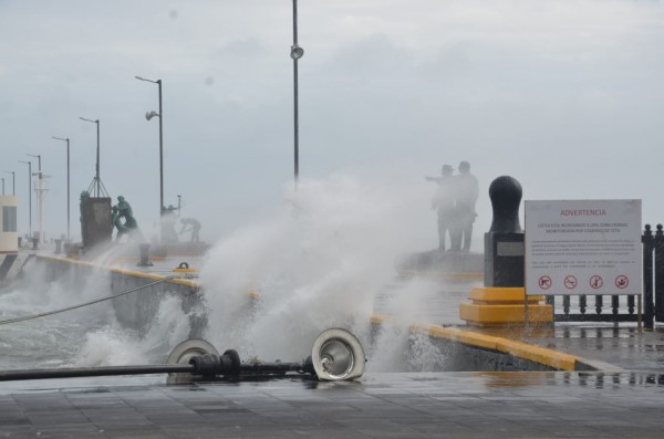 PC emite Alerta Gris por lluvias y norte en Veracruz