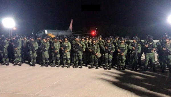 Llegan 230 militares de élite a Culiacán para reforzar seguridad 
