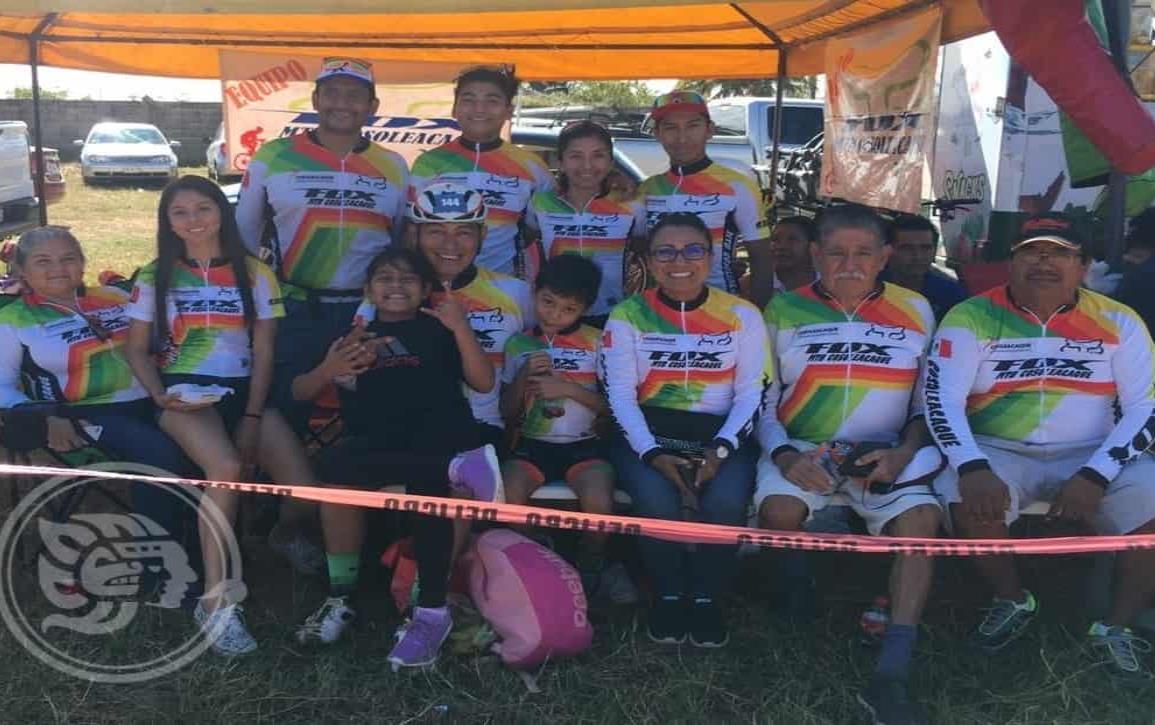 Ciclistas de Fox MTB Cosoleacaque  ganan el serial MTB XCO Zona Sur
