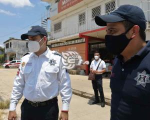 Director de Tránsito dirige operativos en Minatitlán