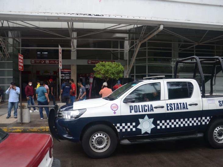 Muere señora de un infarto en Central de Veracruz