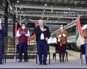 Supervisa AMLO avance de obras del Tren Interurbano México-Toluca