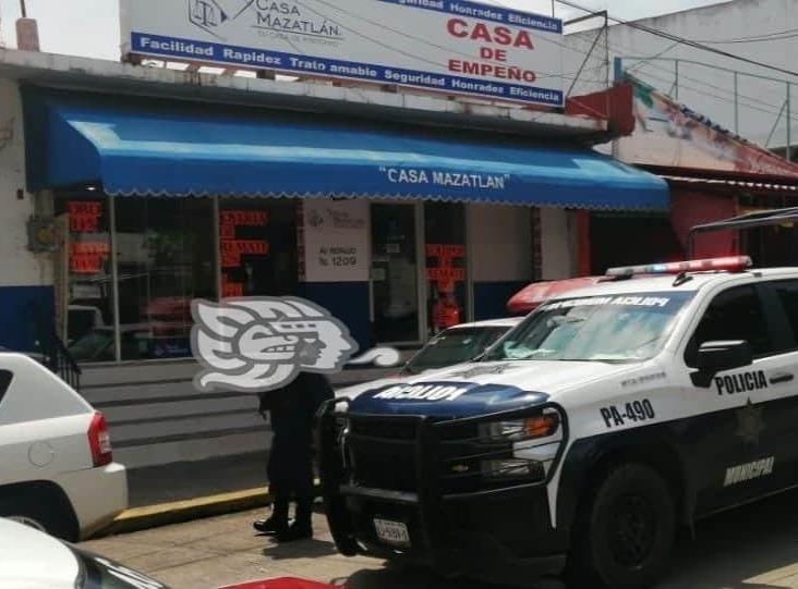 Intentan llevarse joyería de casa de empeño en Coatzacoalcos