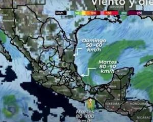 Tormenta Tropical Iota ya afecta con lluvias al sur del país