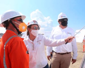 Construcción de Refinería Dos Bocas avanza sin accidentes: Nahle
