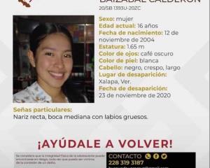 Buscan a Ximena, joven de 16 años desaparecida en Xalapa