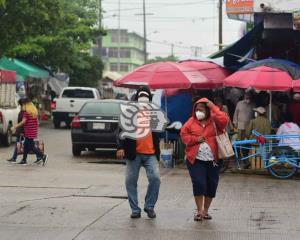 Bajas temperaturas y lluvias por Frente Frío 18 en la zona sur de Veracruz