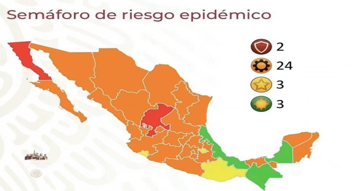 Veracruz a Semáforo Verde; México, con 1 millón 156 mil 770 casos de COVID-19