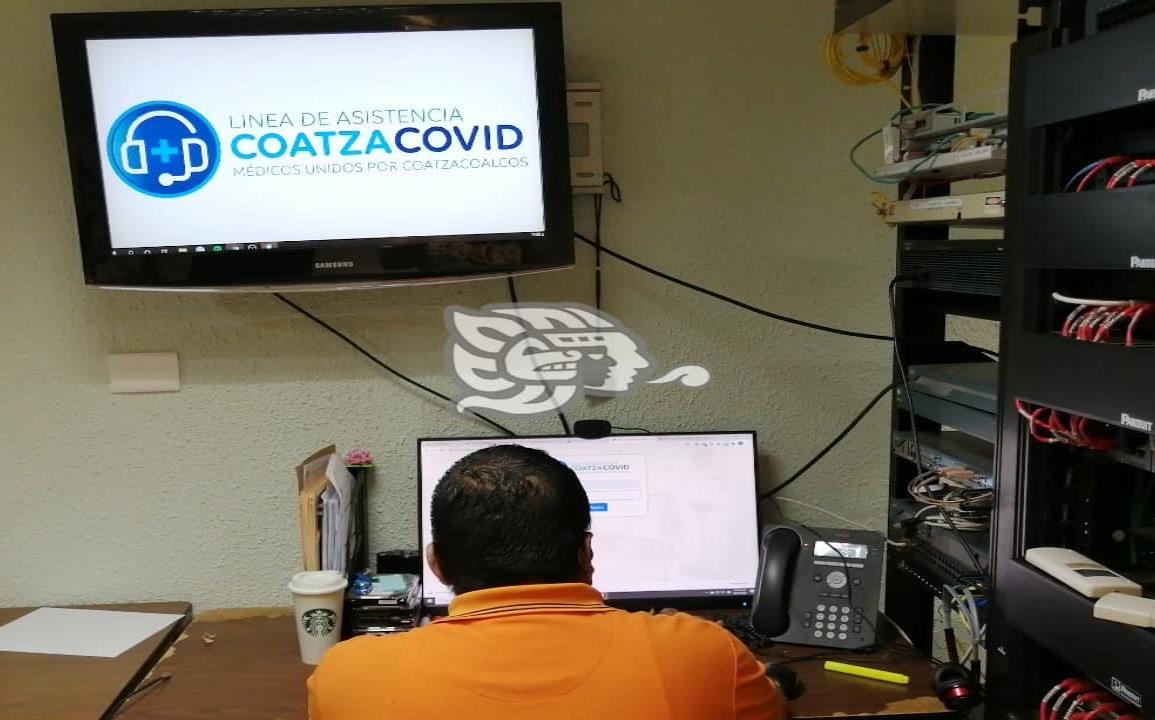 Línea Coatza Covid continúa brindando asistencia en la entidad