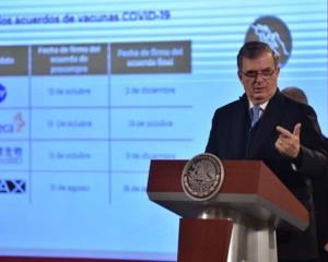 México tiene 5 vacunas Covid-19 en Fase 3: Ebrard