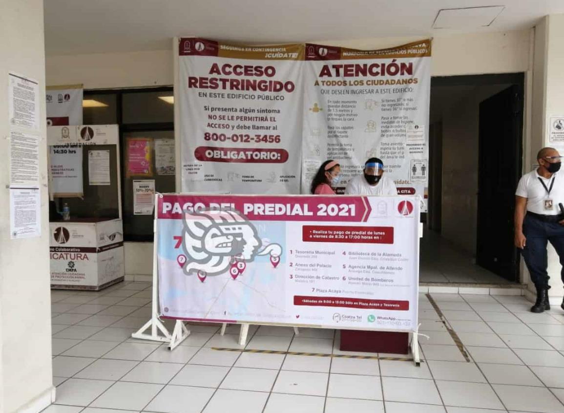 Inicia pago del impuesto predial en Coatzacoalcos