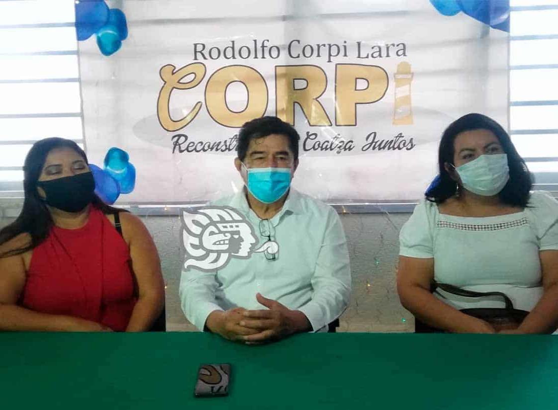 Coatza está cansado de partidos políticos: Rodolfo Corpi va por la alcaldía