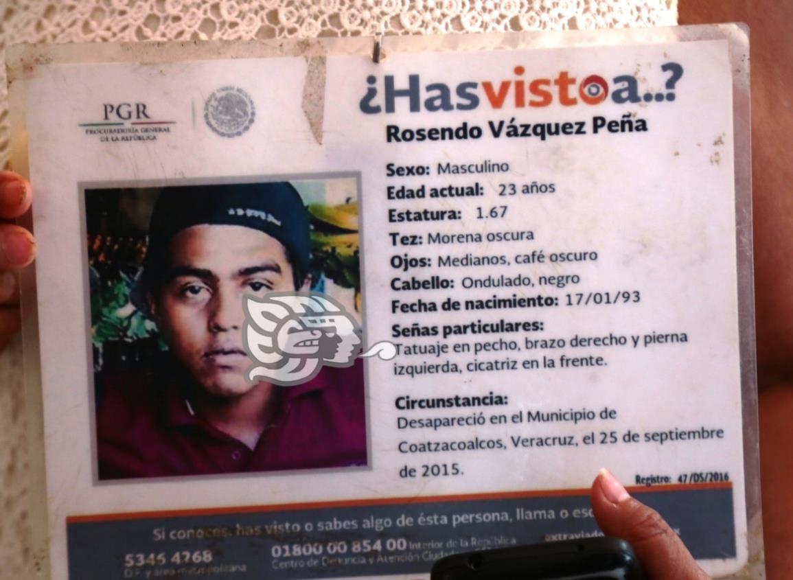 Madre desesperada busca en Coatzacoalcos a su hijo desde 2015