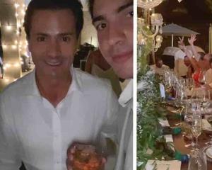 Captan a Enrique Peña Nieto en animada boda de República Dominicana