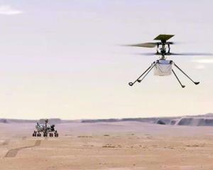 Helicóptero de la NASA hace historia al volar sobre Marte