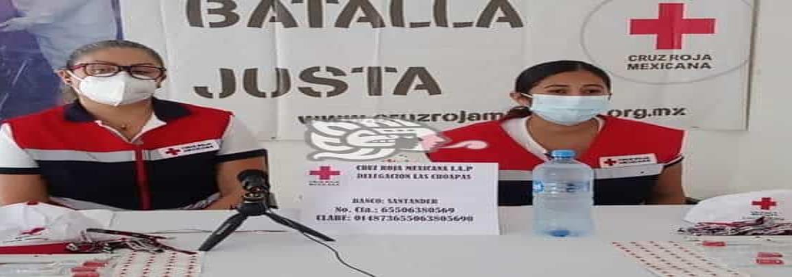 Cruz Roja delegación Las Choapas comenzó su colecta anual