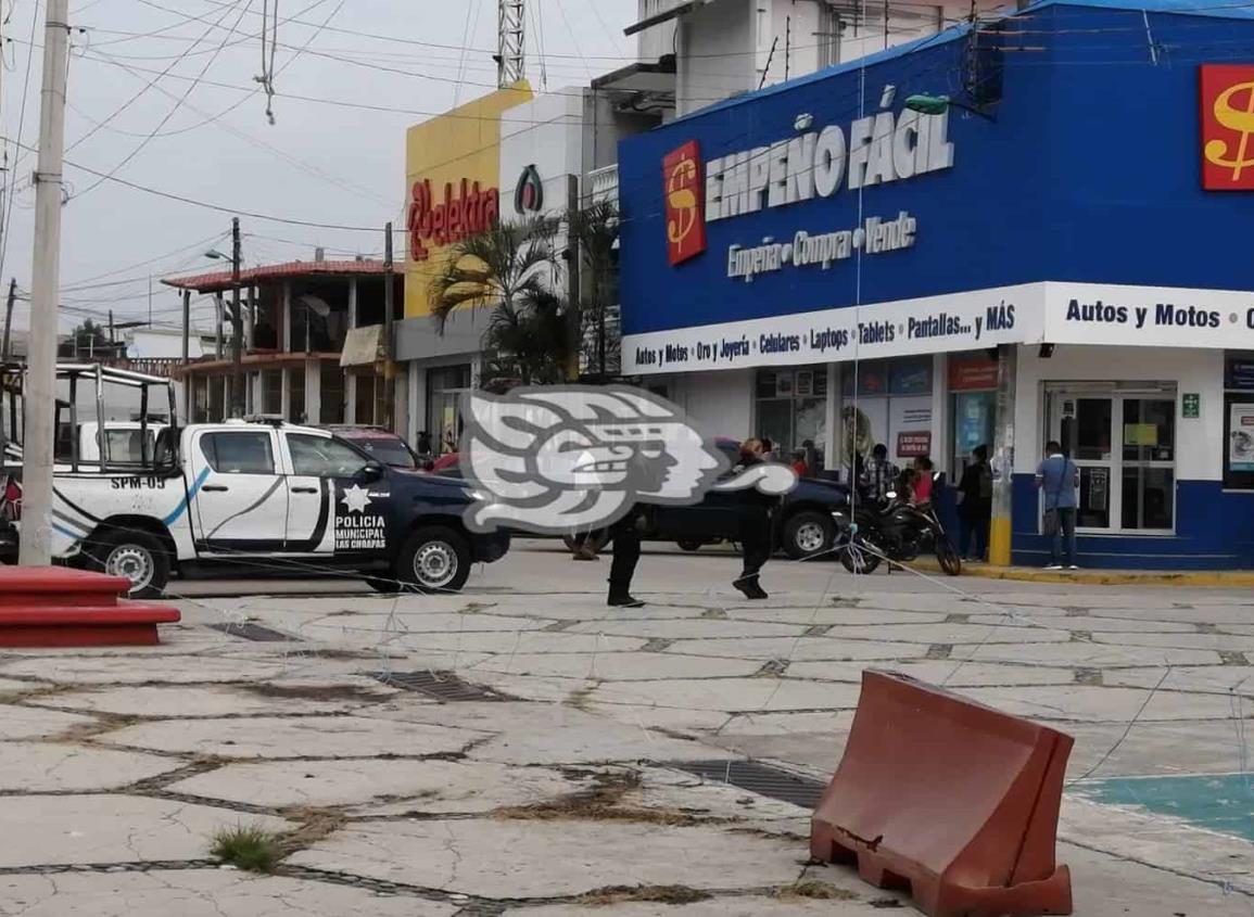SSP detiene a dos asaltantes de tiendas de conveniencia en Las Choapas