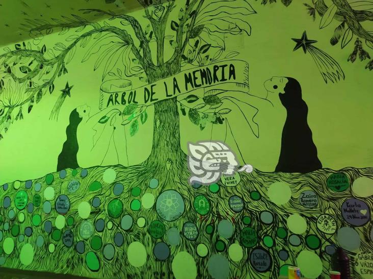Históricas: Develan mural dedicado a las mujeres en viaducto de Xalapa