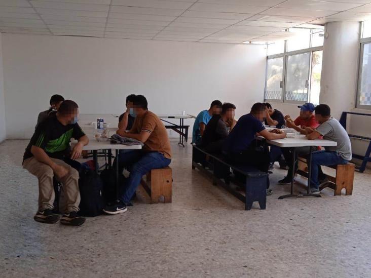Rescata SSP a 214 migrantes en 7 municipios del sur; hay 11 detenidos