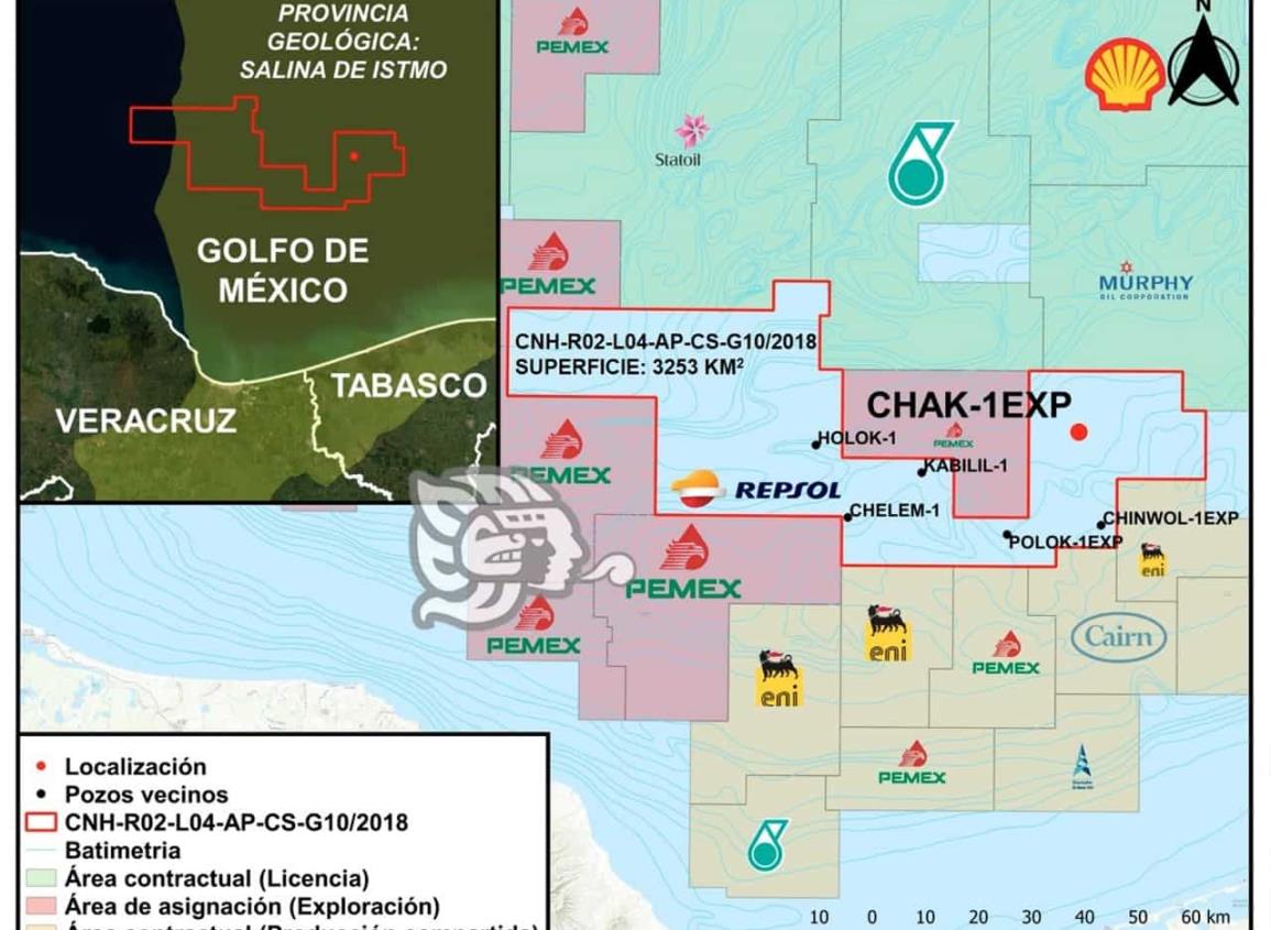 Petronas y Repsol explorarán aguas profundas frente a costas de Veracruz y Tabasco