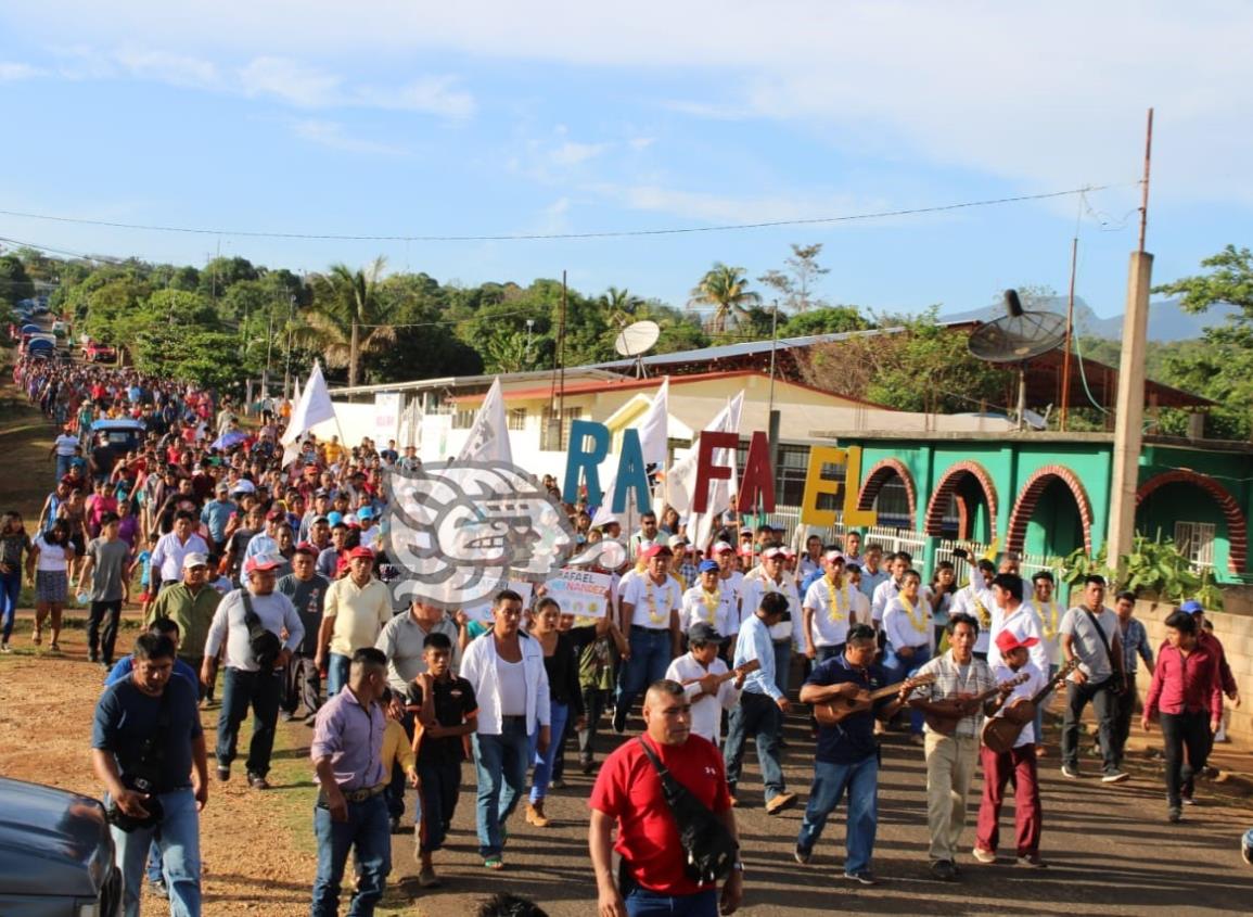 Unidos todos hacia el progreso de Soteapan: Rafael Hernández