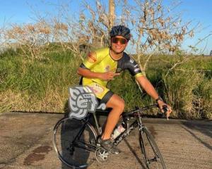 Maximiliano Garduza, preparado para el nacional de ciclismo