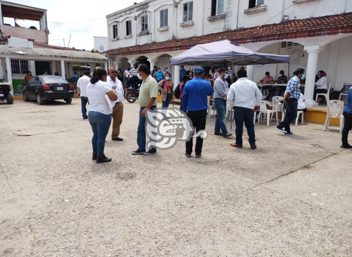 Sujeto agredió a escrutador en Villa Cuichapa  
