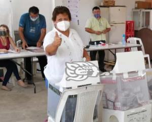 Eusebia Cortés pide respetar protocolos sanitarios en las urnas
