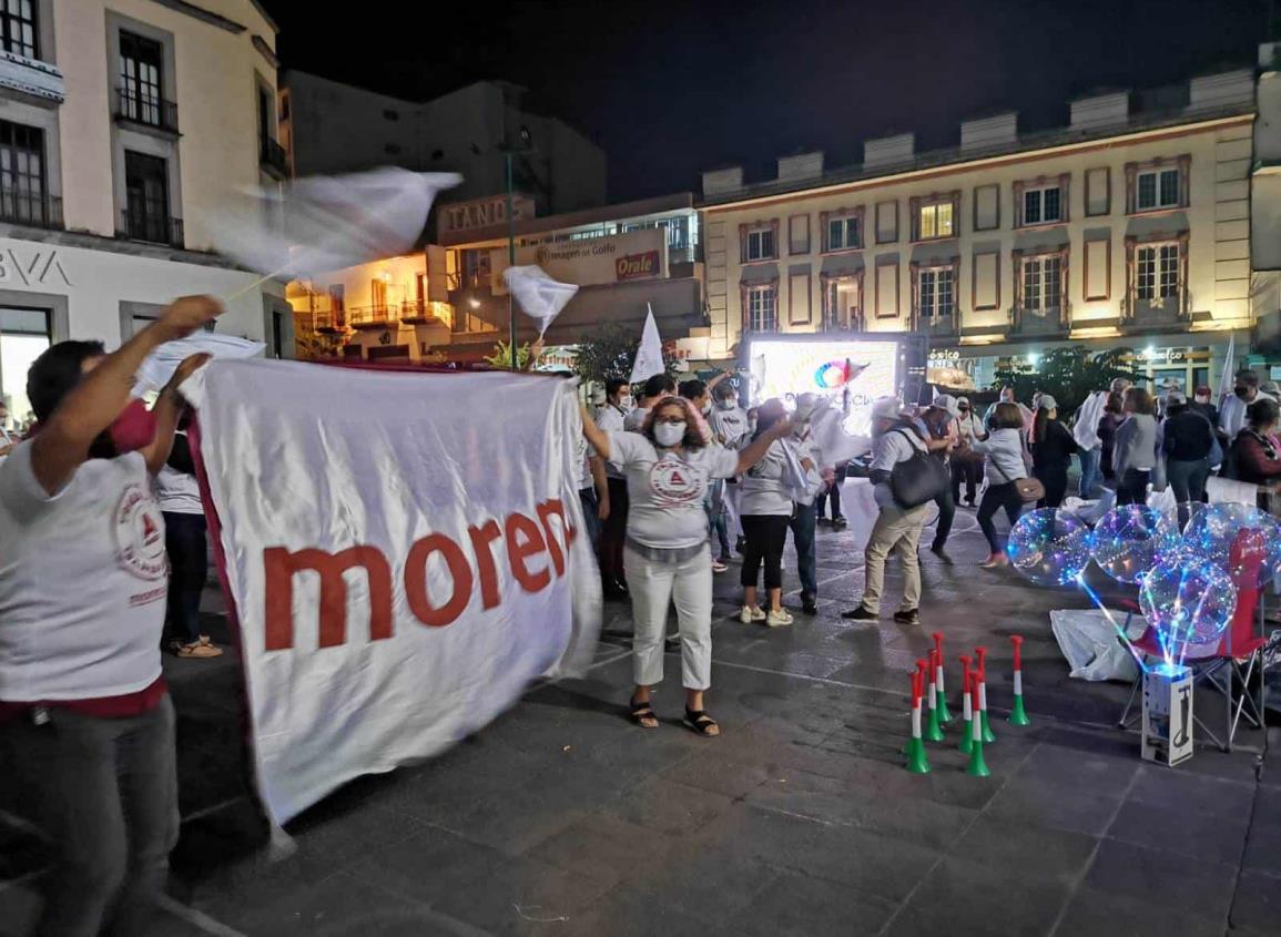 Morena aventaja en más de 100 ayuntamientos de Veracruz y arrebata feudos al PAN