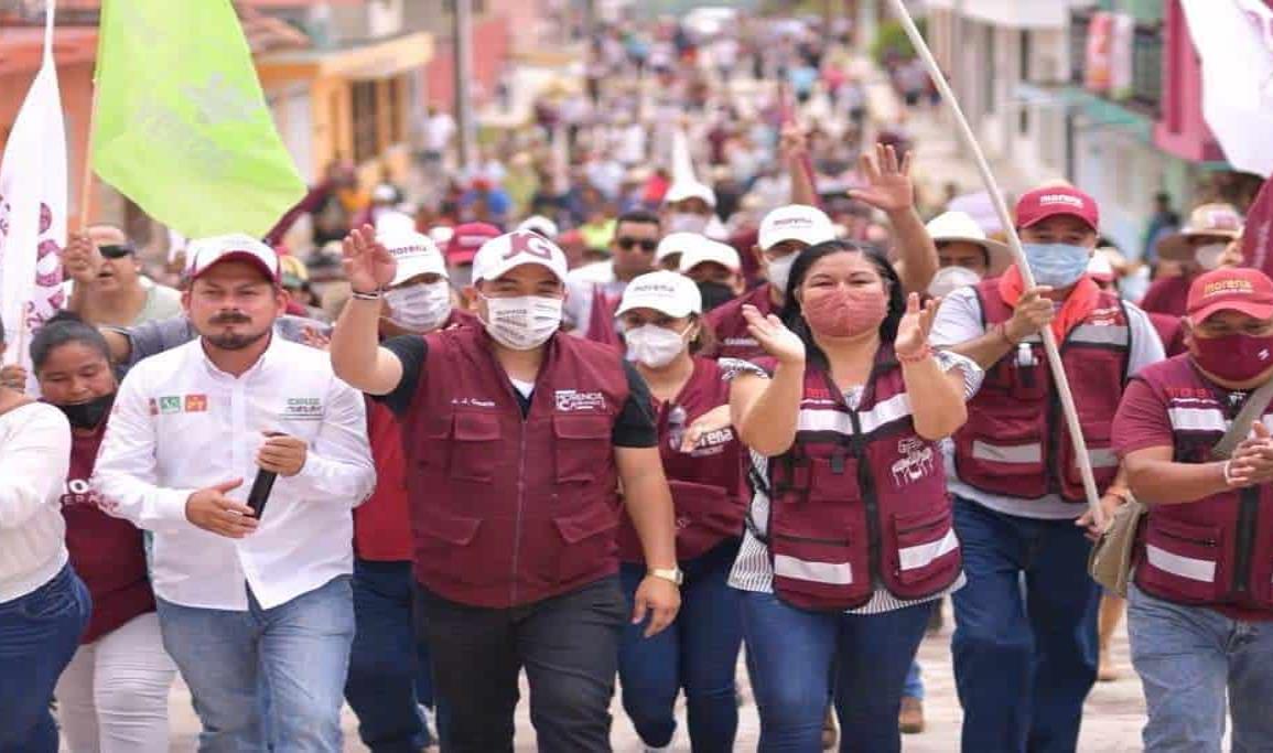 Operó Cazarín triunfos de Morena en municipios de Veracruz