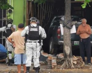 Se incrusta en vivienda de Veracruz tras manejar en exceso de velocidad