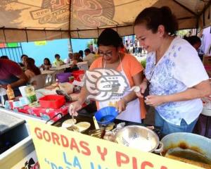 Usaron casi una tonelada de masa para Festival de la Gorda y la Picada en Veracruz