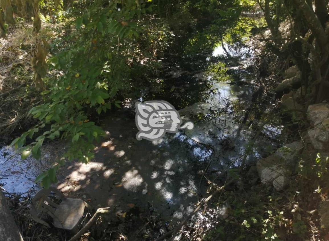 Lluvias reavivan olores tóxicos en arroyos de Nanchital e Ixhuatlán