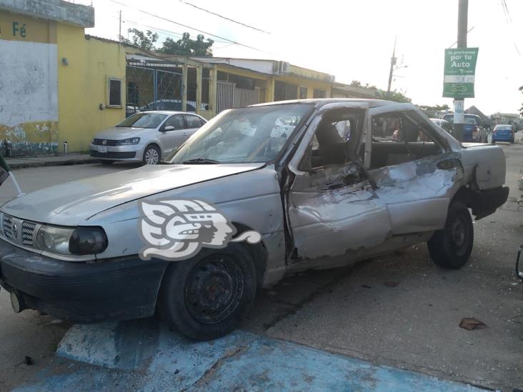 Encontronazo en la López Mateos; Dos personas salieron lesionadas