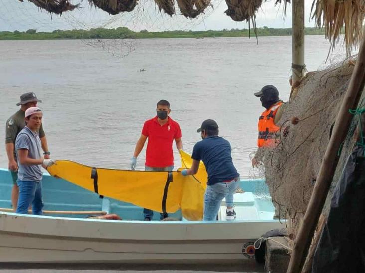 Hallan flotando cuerpo de pescador en Río Papaloapan