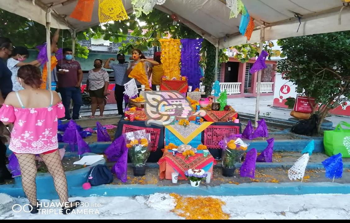 Se llevan tamales y ofrendas de altar en Las Choapas