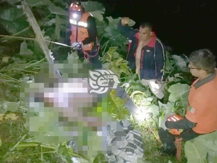 Muere agricultor tras caer a un barranco en comunidad de Yecuatla