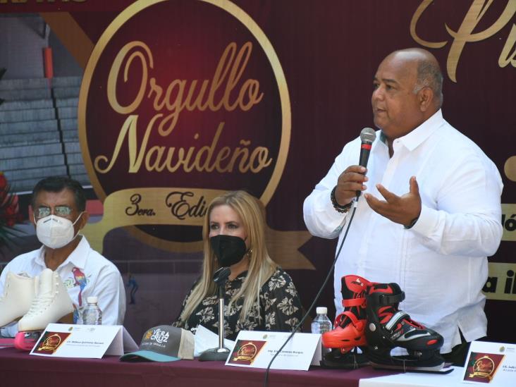 Eric Cisneros anuncia pista de hielo en Coatepec; se inaugurará el 30 de noviembre