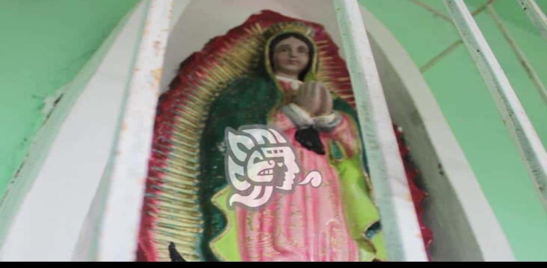 Rehabilitan ermita de la virgen de Guadalupe en la Costera del Golfo